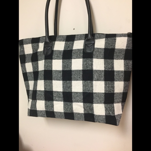 🌟Buffalo Check Weekender Bag - Picture 3 of 4